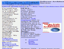 Tablet Screenshot of crystalclearsoftware.com